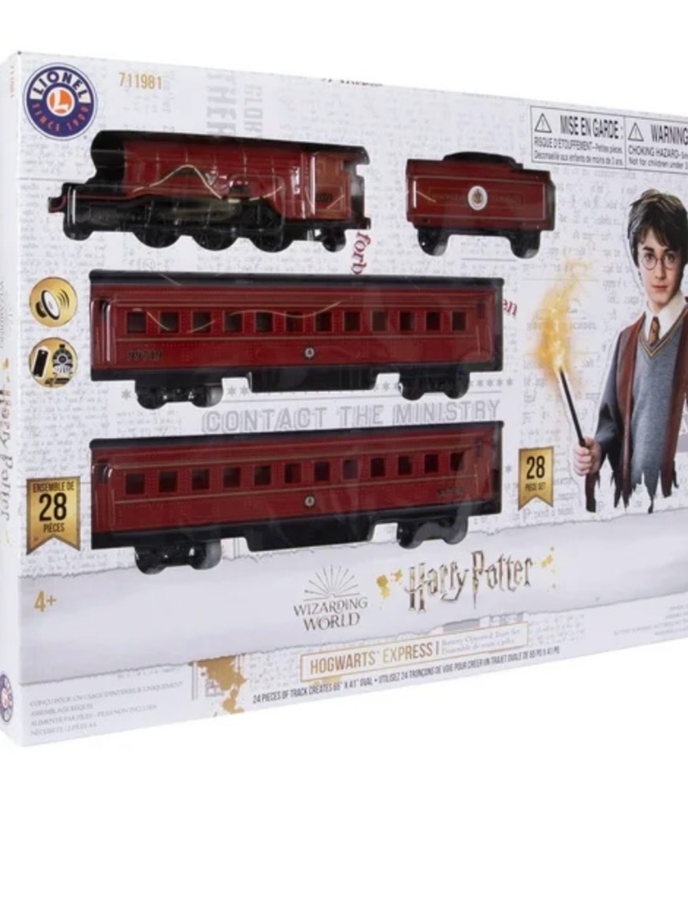 LIONEL Wizarding World Harry Potter Hogwarts Express Train Set  28pc